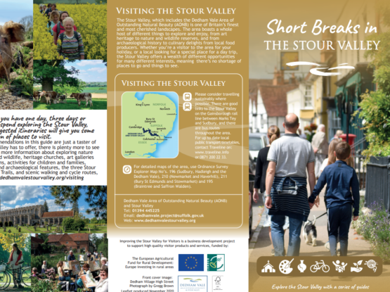 An image of showing the Short Breaks in the Story Valley Visitor Guide